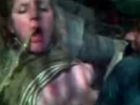 Poor girl pukes while group of guys fuck her ()