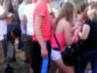 Teen girl grinding strangers dick at concert ()