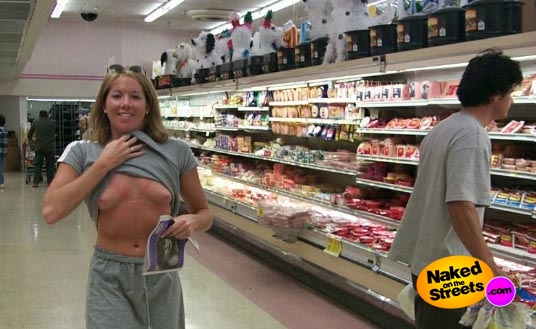 Naked grocerie Shopping